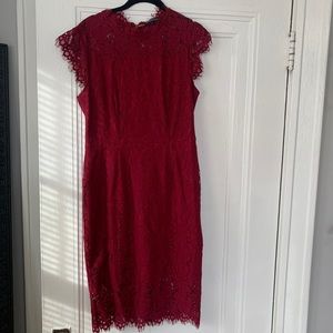 NWT Red MIDI Dress